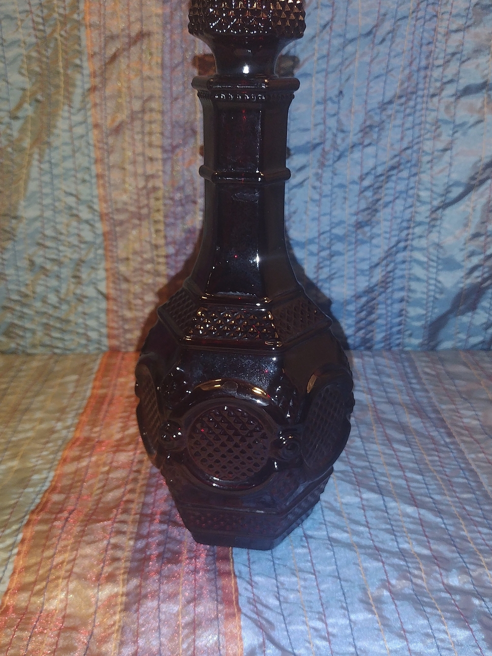 Avon Cape Cod Glass Decanter Vase